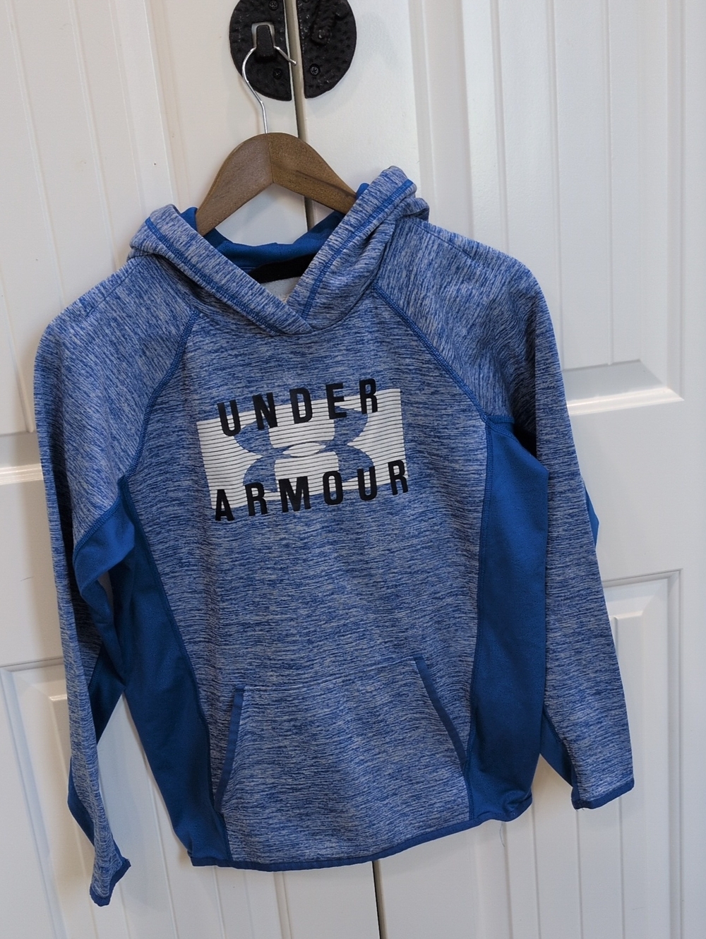 Under Armour Blue Marled Hoodie (Boys)